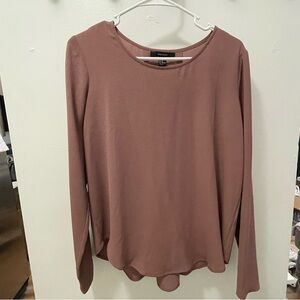 Mossimo Supply Co. Women's Mauve Long Sleeve Top